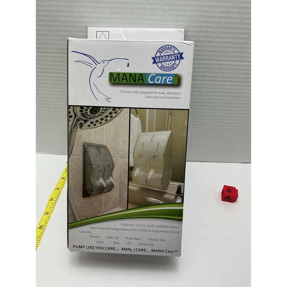 GOING GREEN?? CUT DOWN‎ ON PLASTIC IN THE SHOWER- MANACARE REFILLABLE DISPENSER
